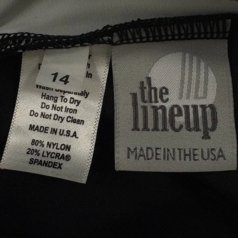 The Lineup JAMIE UNITARD in Myst Black/Black | Size 14